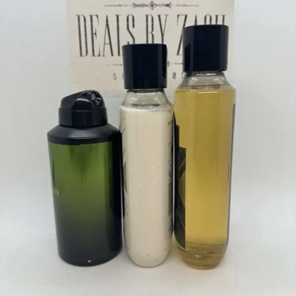 Bath & Body Works Men's Collection Woodlands Full Size 3 Piece Gift Set - NEW!